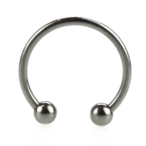 Steel Glans Ring With 2 Balls